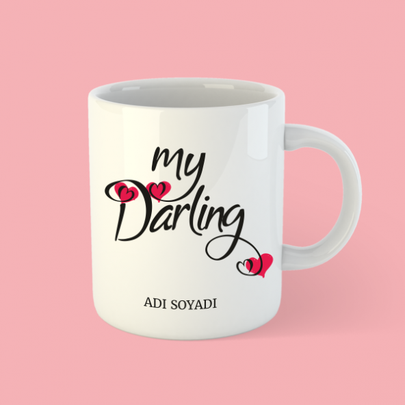 My Darling Beyaz Bardak Kupa ürün görseli 1