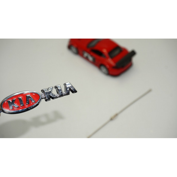 Kia Logo Krom Metal Çift Yön Halat Anahtarlık ürün görseli 1