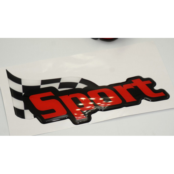 Sport Logo Damla Silikon Grup Sticker - Resim 3