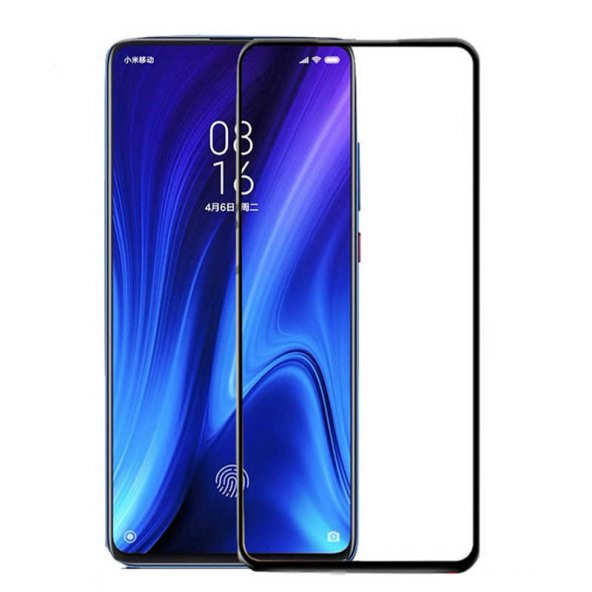 Xiaomi Mi 9T Zore Kenarları Kırılmaya Dayanıklı Cam Ekran Koruyucu ürün görseli 1