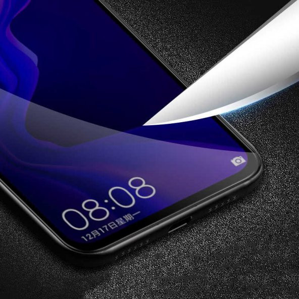 Oppo A76 Davin 5D Privacy Cam Ekran Koruyucu - Resim 4