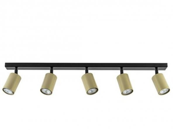 MYLİGHTS BEŞLİ LED AVİZE LED SPOT HAREKETLİ GÜNIŞIĞI AMPULLÜ  60 CM KASA ürün görseli 1