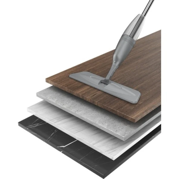 PONY SPREY MOP 3 MİKROFİBER MOP SET GRİ - Resim 2