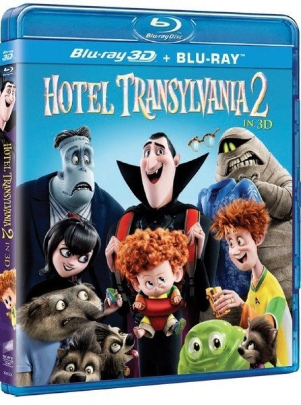 Hotel Transylvania 2 - Otel Transilvanya 2 3D+2D Blu-Ray ürün görseli 1