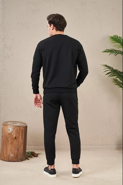 Pjs 23723 Erkek Baskılı Eşofman Takımı - Resim 4