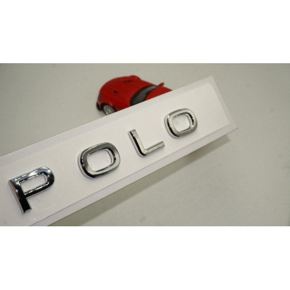 Volkswagen Polo 2021+ Bagaj 3M 3D Yeni Nesil Krom ABS Yazı Logo Amblem ürün görseli 1