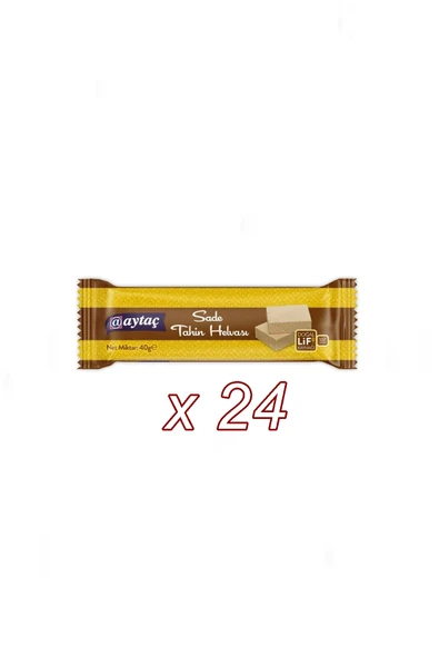 Aytaç Sade Tahin Helvası 40 g. x 24 ürün görseli 1