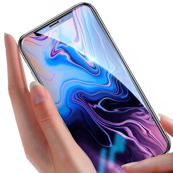 Apple iPhone 11 Davin 5D Cam Ekran Koruyucu - Resim 5