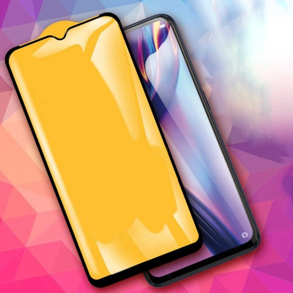 Oppo A16 Davin 5D Cam Ekran Koruyucu - Resim 6