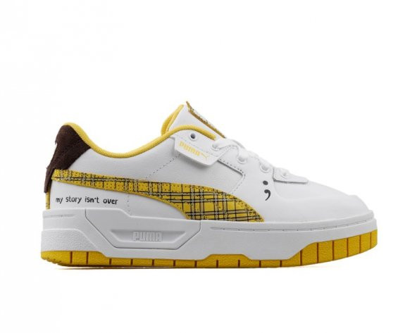 Puma Cali Dream College Kadın Beyaz Sneaker Ayakkabı  39194401 B-256 ürün görseli 1
