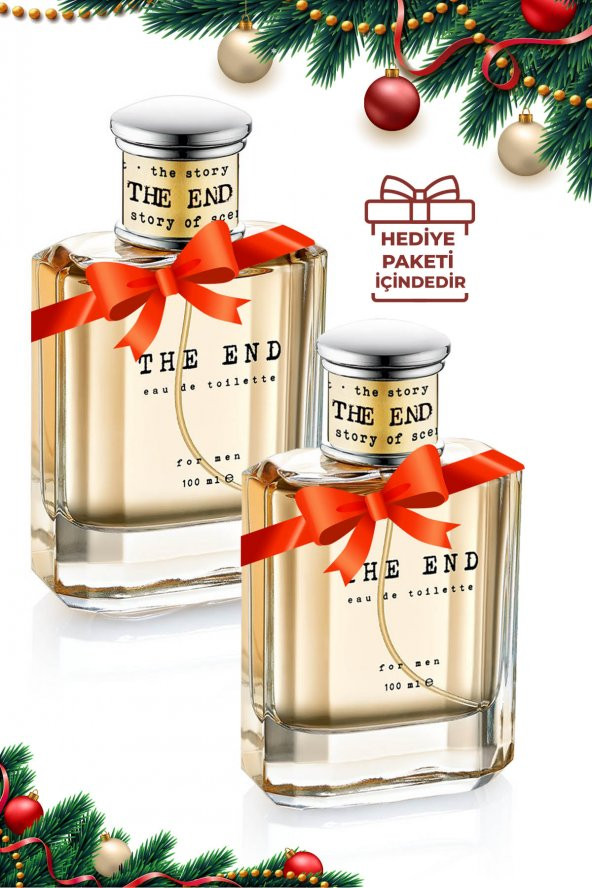 The End Yılbaşı Özel Edt Erkek Parfüm  Seti 100 ml x 2 Adet ürün görseli 1