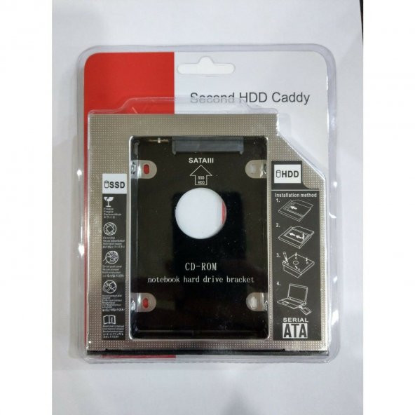 COMPAXE CD127 SATA HDD CADDY 12.7MM - Resim 3