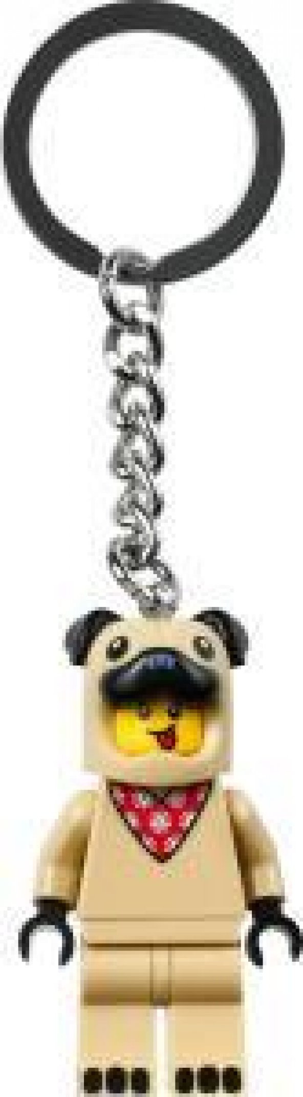 LEGO Gear 854158 French Bull Dog Guy Key Chain ürün görseli 1