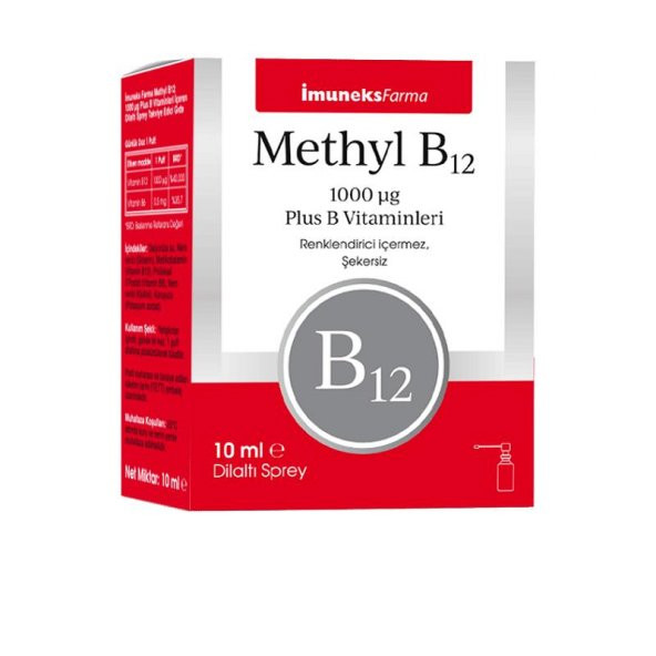 Imuneks Farma B12 Sprey 1000 mcg 10 ml ürün görseli 1