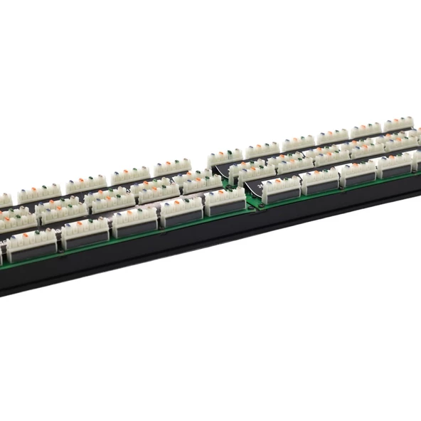 SIGNAMAX 2U 48 PORT CAT3 PATCH PANEL 2U SİYAH - Resim 5