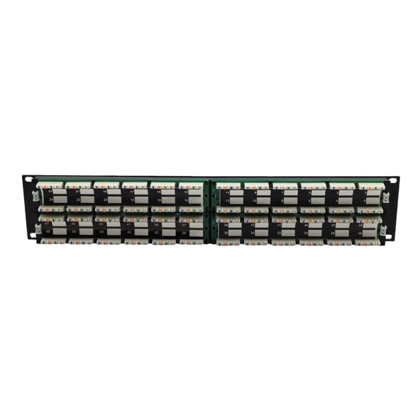 SIGNAMAX 2U 48 PORT CAT3 PATCH PANEL 2U SİYAH - Resim 6