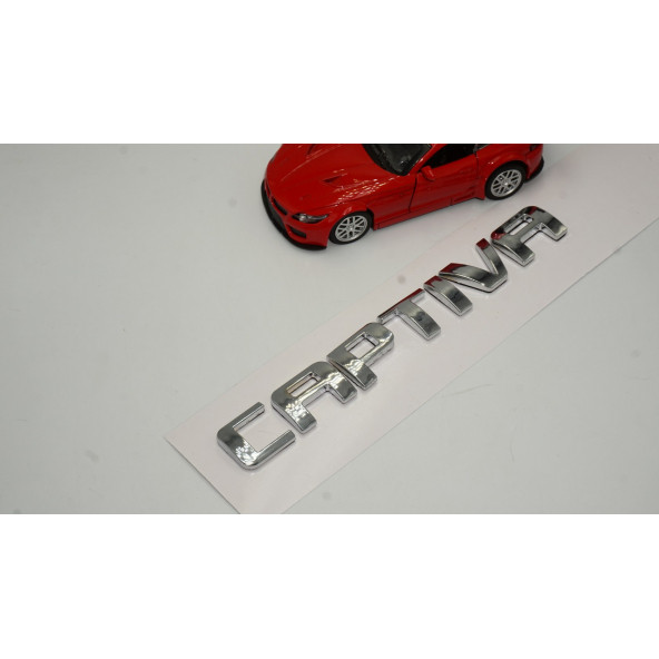 Chevrolet Captiva Bagaj 3M 3D Krom ABS Logo Amblem ürün görseli 1