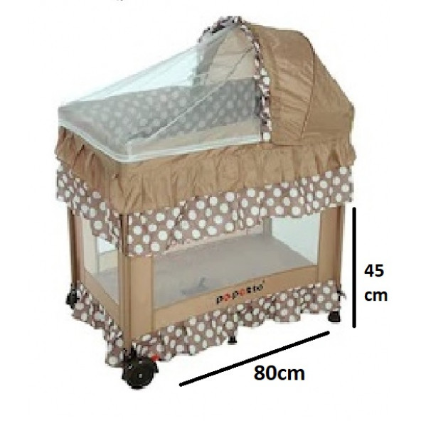 Papetto Mini Oyun Parkı 45X80 Cm Kahve ürün görseli 1
