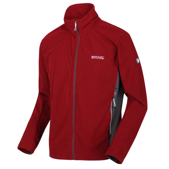 Regatta Highton Zip Fleece Erkek Polar-BORDO ürün görseli 1