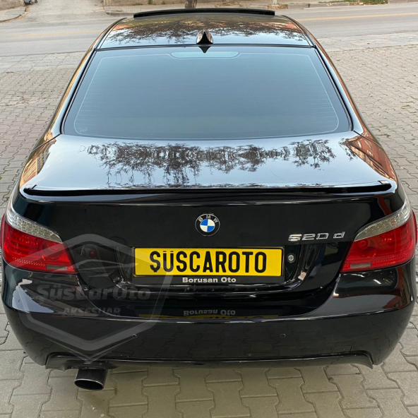 Bmw 5 Serisi E60 2003-2010 Samurai M3 Tip Bagaj Üstü Spoiler Bagaj Çıtası Piano Black Parlak Siyah ürün görseli 1