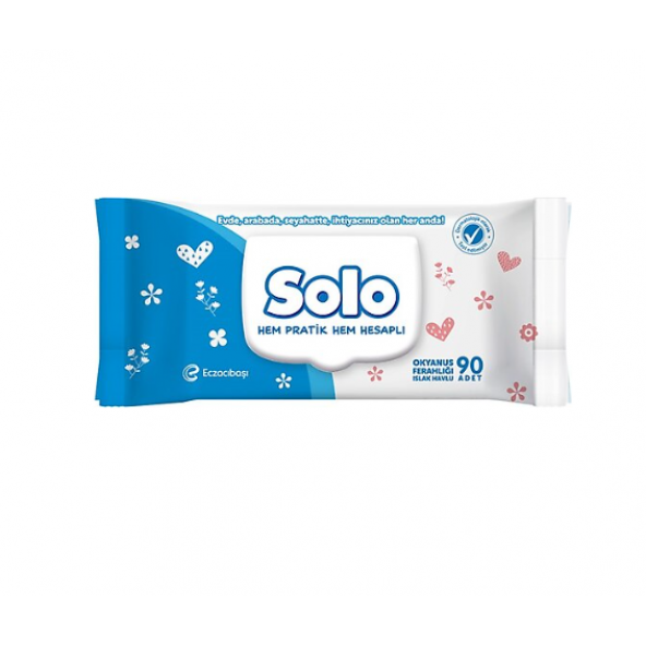 Solo Okyanus Ferahlığı Islak Havlu 90lı ürün görseli 1