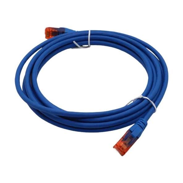 PATCH CORD UTP CAT6 3 MT BLUE - Resim 2