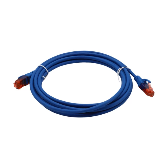 PATCH CORD UTP CAT6 3 MT BLUE ürün görseli 1
