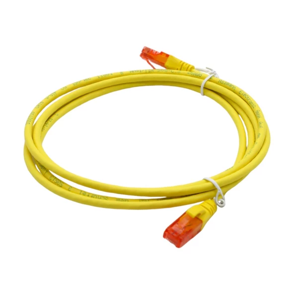 PATCH CORD UTP CAT6 2 MT YELLOW - Resim 2
