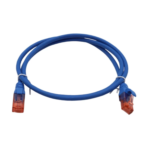 PATCH CORD UTP CAT6 1 MT BLUE ürün görseli 1