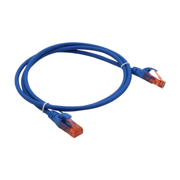PATCH CORD UTP CAT6 1 MT BLUE - Resim 2