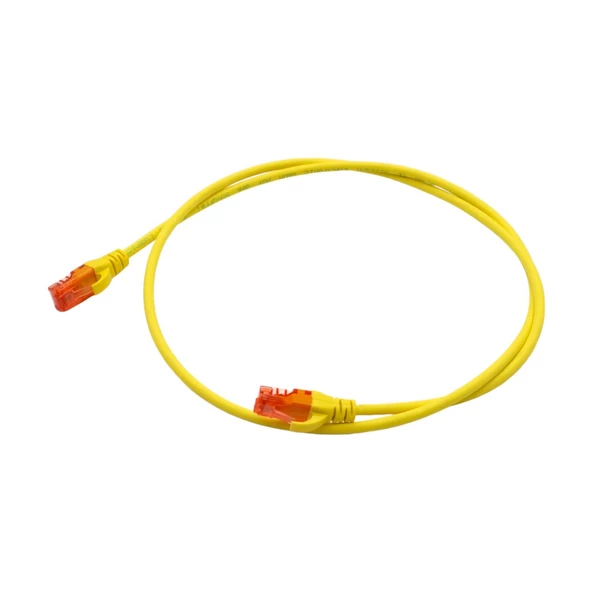PATCH CORD UTP CAT6 1 MT YELLOW - Resim 3