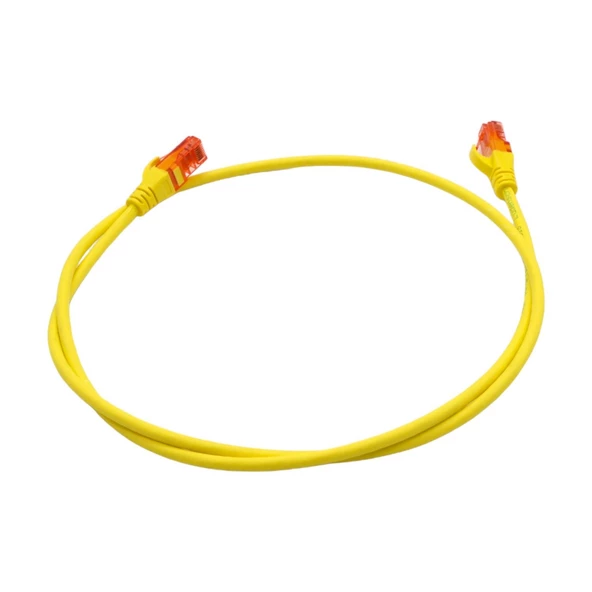 PATCH CORD UTP CAT6 1 MT YELLOW - Resim 4