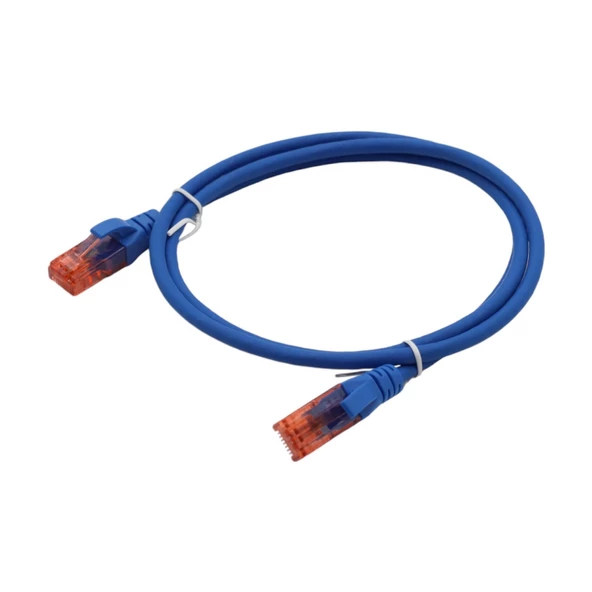 PATCH CORD UTP CAT6 1 MT BLUE - Resim 3