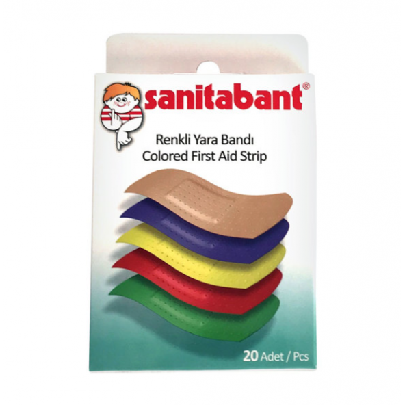 Sanitabant Renkli 20 Adet ürün görseli 1