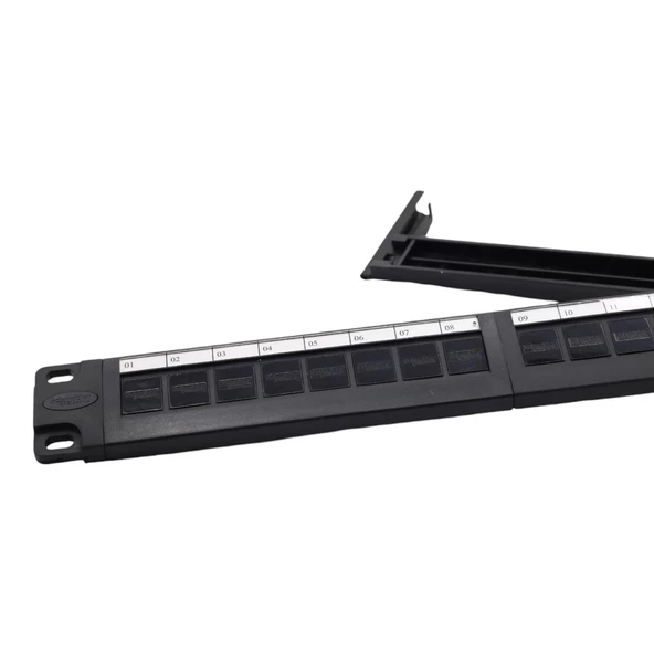 PATCH PANEL UTP CAT6 24 PORT (BOŞ) - Resim 2