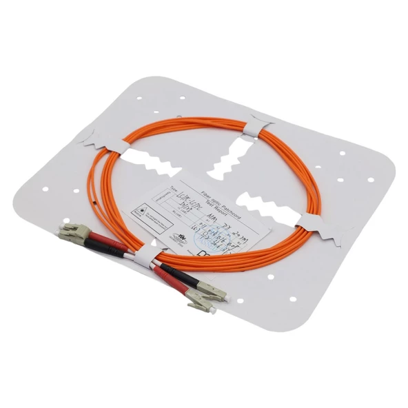 FİBER PATCH CORD LC-LC MM DUPLEX 50/125 2 MT ürün görseli 1