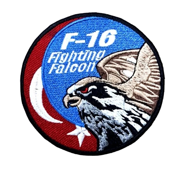 F16 Fighting Falcon Askeri Patch Yama Havacı Peç- PEÇ ürün görseli 1