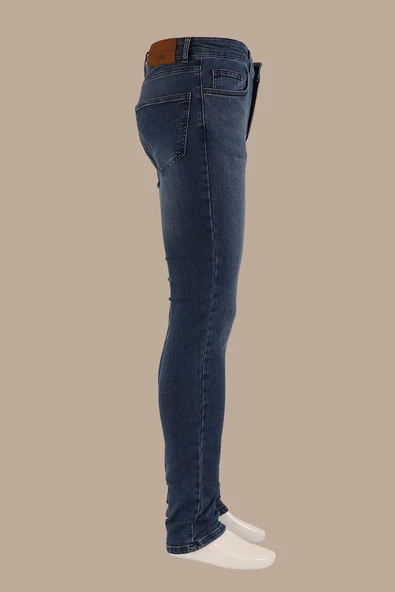 Slim Fit Kot Pantolon - Resim 12