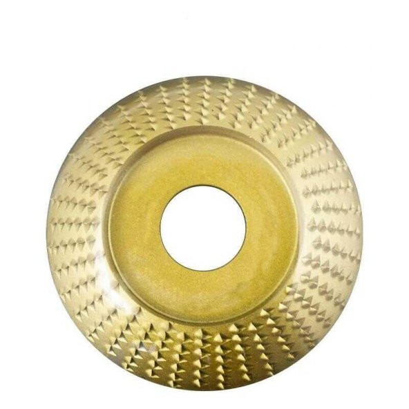 Troy Avuç Taşlama İçin Ahşap Aşındırıcı Törpü Disk 84 mm Yarı Küre ürün görseli 1
