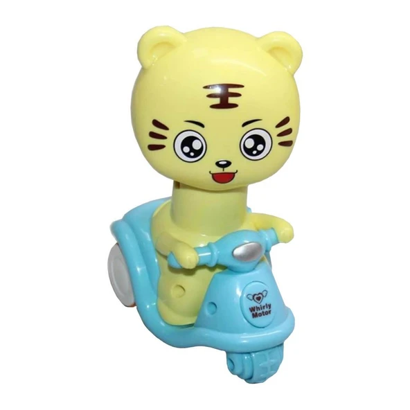 Sevimli Hayvan Kafalı Bas Git Motorsikletli Emojiler - Resim 4