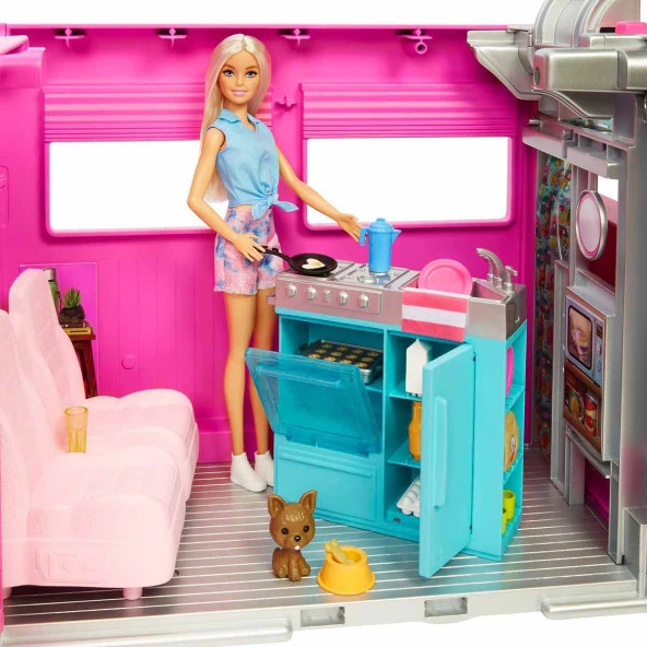 Barbie'nin YENİ Rüya Karavanı HCD46 - Resim 4