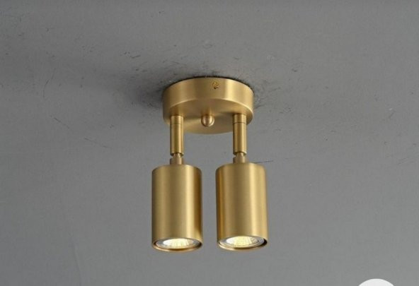 MYLİGHTS  MAT ALTIN KAPLAMA LED AVİZE LED APLİK LED SPOT GÜN IŞIĞI AMPULLÜ HAREKETLİ ürün görseli 1