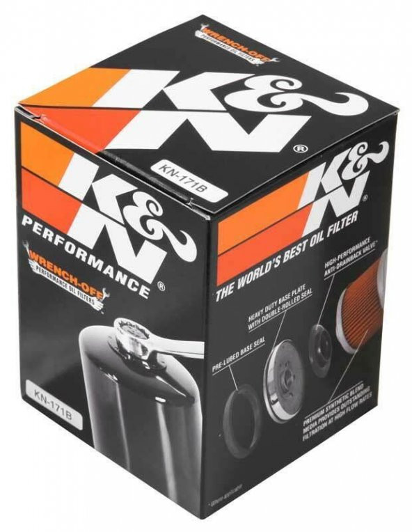 K&N KN-171B 2011-2022 Harley-Davidson Road Glide Ultra Yağ Filtresi ürün görseli 1