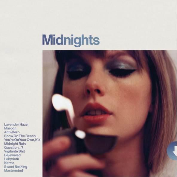 TAYLOR SWIFT - MIDNIGHTS (MOONSTONE BLUE) (CD) ürün görseli 1