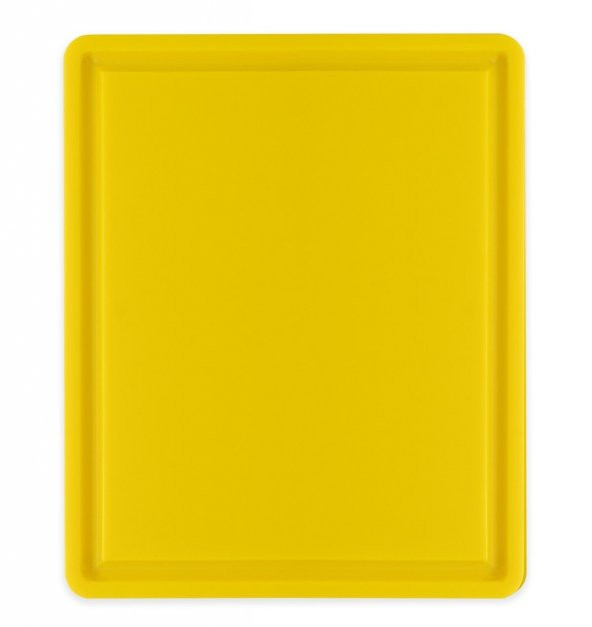 Türkay Kesim Tahtası Polietilen Oluklu Plastik Levhası 32,5x26,5x1 cm Sarı ürün görseli 1
