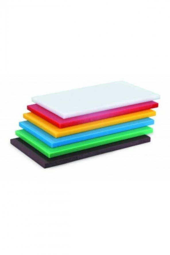 Polietilen Kesim Tahtası Et Meyve Kesme Levhası 40x30x2 Cm Beyaz ürün görseli 1