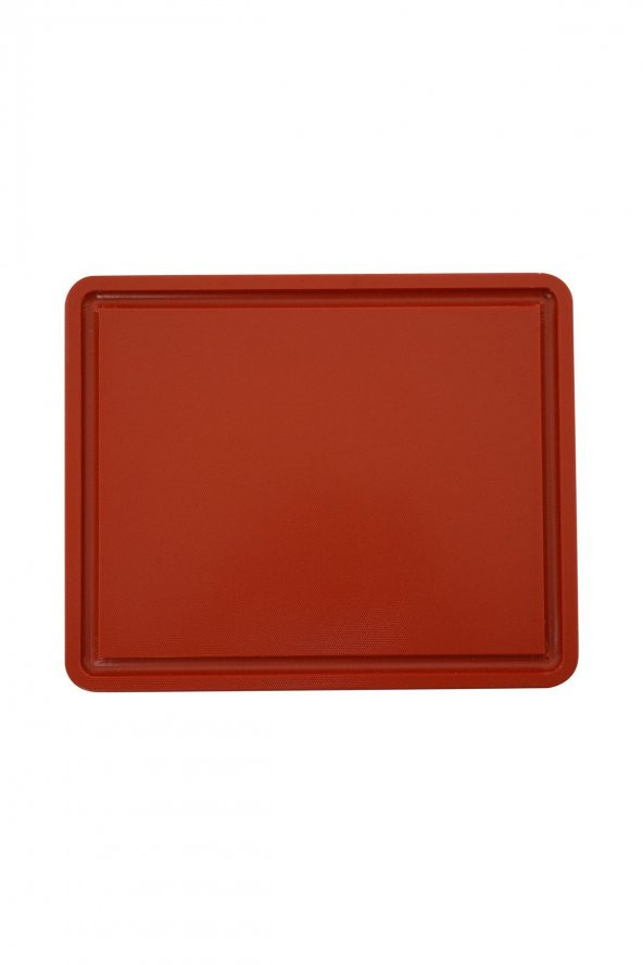 Türkay Polietilen Kırmızı Oluklu Ekmek Kesme Tahtası 265 X 325 X 1cm ürün görseli 1