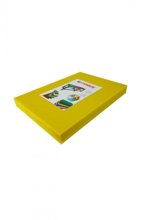 Türkay Polietilen Kesme Tahtası Sarı 40x30x2cm ürün görseli 1