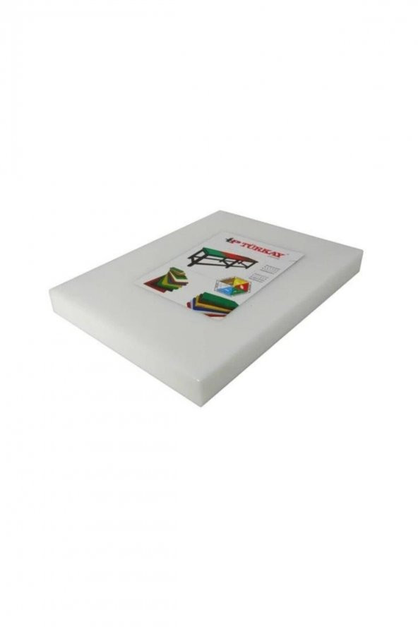 Türkay Polietilen Kesme Tahtası Beyaz 50x30x4cm ürün görseli 1