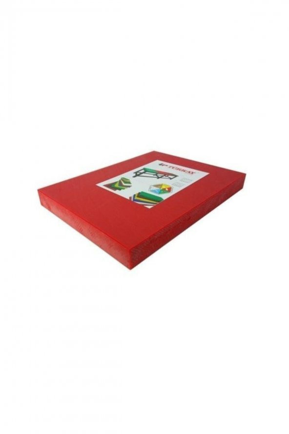 Polietilen Kesme Tahtası Kırmızı 50x30x4 cm İthal Extra Sert Polietilen ürün görseli 1